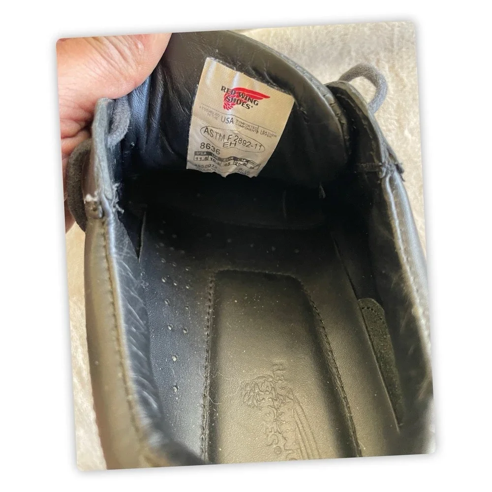 Red Wing Slip Resistant Oxford Shoes, ASTMF2892-11 EH, 8636, Size:‎ 11.5 USA